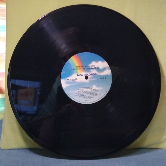 Men Without Hats Folk Of The '80s Part III 1984 Vinyl record MINTY - Picture 4 of 4
